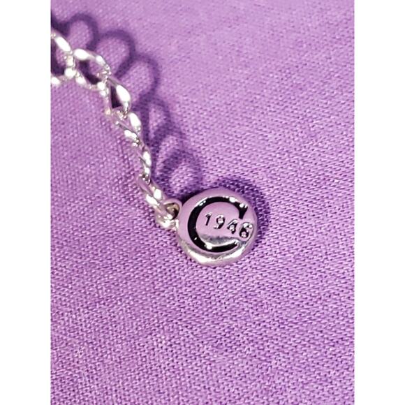 Cato "C Est. 1946" Silver Tone Ring Necklace, Graduating Linked Swirl Rings, NWT - Picture 10 of 14